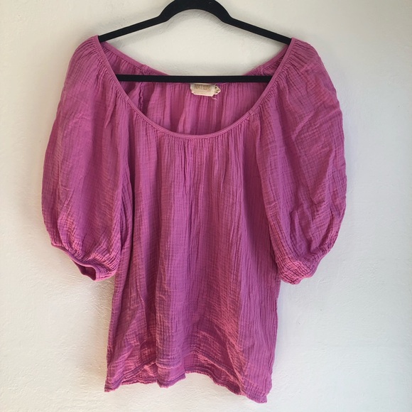 NATION LTD lyric easy peasant top in prom date size small - Picture 4 of 9